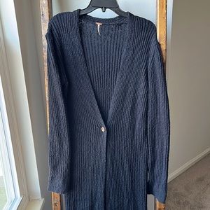 Free People Black Maxi Sweater S